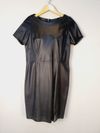 Vestido Tannerie couro