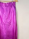 Saia Leather Tee couro 