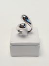 Anel Loveggy ouro branco 18K