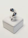 Anel Loveggy ouro branco 18K