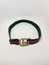 Cinto Gucci Canvas Torchon Double G 