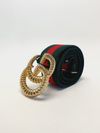 Cinto Gucci Canvas Torchon Double G 