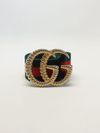 Cinto Gucci Canvas Torchon Double G 
