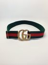 Cinto Gucci Canvas Torchon Double G 