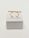 Anel Bar Ring ouro amarelo 18K  