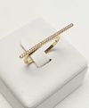 Anel Bar Ring ouro amarelo 18K  
