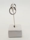 Brinco em ouro branco 18K 