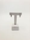 Brinco em ouro branco 18K 