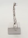 Brinco Antonio Bernardo ouro branco 18K