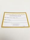 Brinco Antonio Bernardo ouro branco 18K