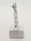 Brinco Antonio Bernardo ouro branco 18K