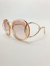 Óculos Chloé Round Oversized 