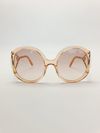 Óculos Chloé Round Oversized 