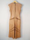 Vestido Animale couro