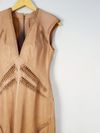 Vestido Animale couro