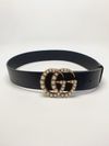 Cinto Gucci Double G Pearl 
