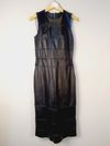 Vestido Collab Fig e Glória Coelho Couro