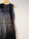 Vestido Collab Fig e Glória Coelho Couro