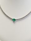 Gargantilha Guilhermina Krawetz ouro branco 18K 