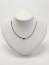 Gargantilha Guilhermina Krawetz ouro branco 18K 