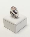 Anel HStern ouro branco 18K
