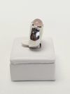 Anel HStern ouro branco 18K