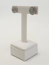 Brinco em ouro branco 18K 