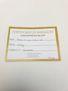 Brinco em ouro branco 18K 