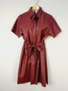 Vestido Tannerie couro