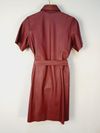 Vestido Tannerie couro