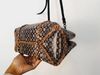 Bolsa Bottega Veneta Napoli Byzantine Snakeskin 