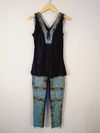 Conjunto St. Trois couro seda
