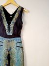 Conjunto St. Trois couro seda