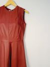 Vestido Ivana Cornelsen couro