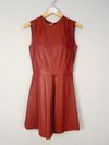 Vestido Ivana Cornelsen couro