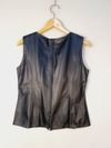 Blusa Mc Benett couro