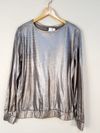 Blusa Patrícia Motta couro