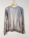 Blusa Patrícia Motta couro