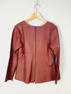 Blusa em Couro