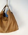 Bolsa Gucci Suede Soft Stirrup Large 