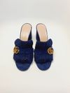 Mule Gucci Marmont Suede Fringe 