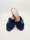 Mule Gucci Marmont Suede Fringe 