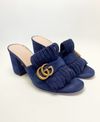 Mule Gucci Marmont Suede Fringe 
