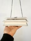 Bolsa Saint Laurent Croco Sunset Chain Wallet 