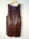 Vestido Tannerie couro 