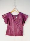 Blusa Monnet couro
