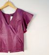 Blusa Monnet couro