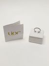 Aliança Lior em Ouro Branco 18k e Brilhantes 
