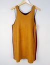 Vestido em camurça