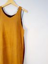 Vestido em camurça